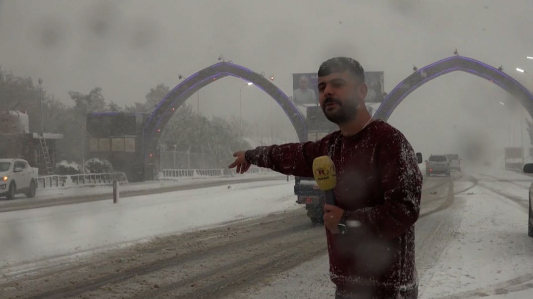 ⁣Bajarê Dêrikê jî xwe bi rengê spî xemiland - Rapor: Diyar Hesam