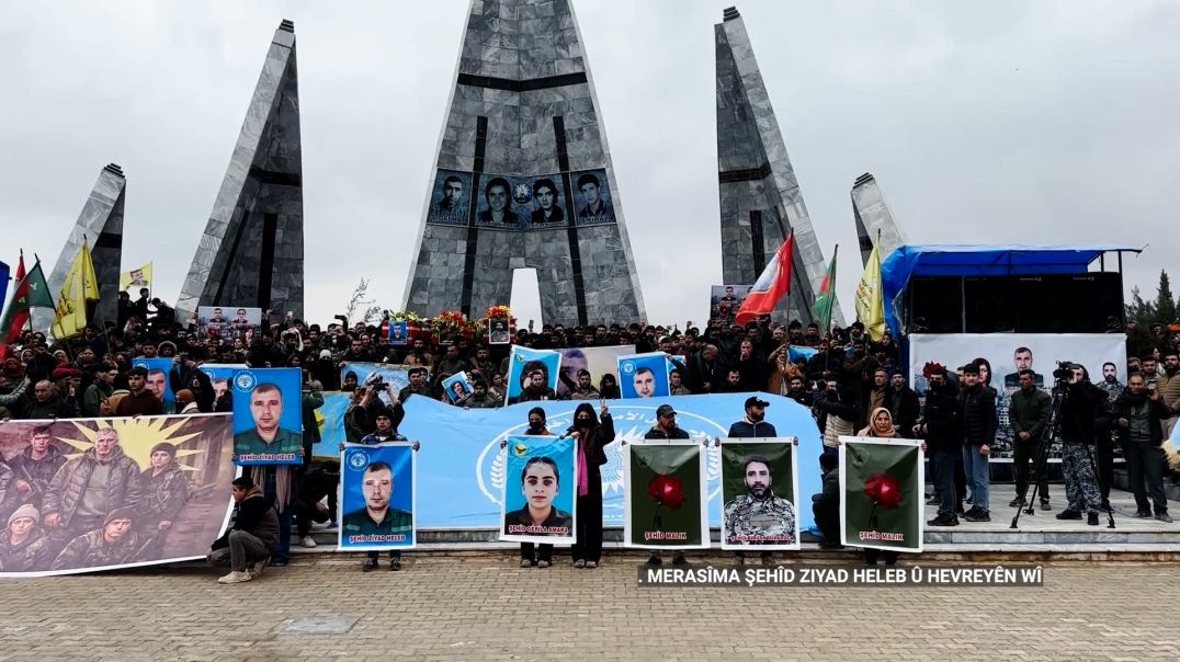 ⁣DOSYA -Merasima Şehîd Ziyad Heleb û hevrêyên wî