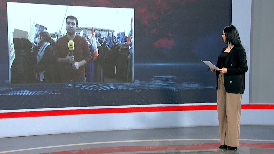 ⁣تل حميس..مسيرة جماهيرية تنديداً بمجازر الحكومة المؤقتة بحق أهالي الشيخ مقصود والأشرفية بحلب