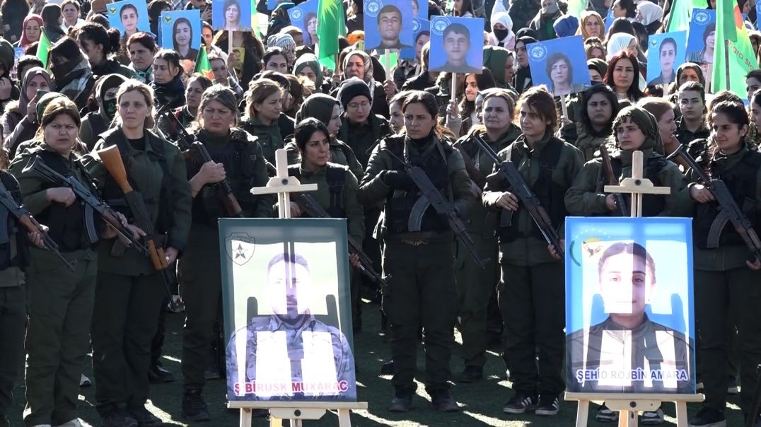 ⁣DOSYA - Kongra Star li Qamişlo li ser sûcên çeteyan li Şêxmeqsûd çalakiyek lidarxistin